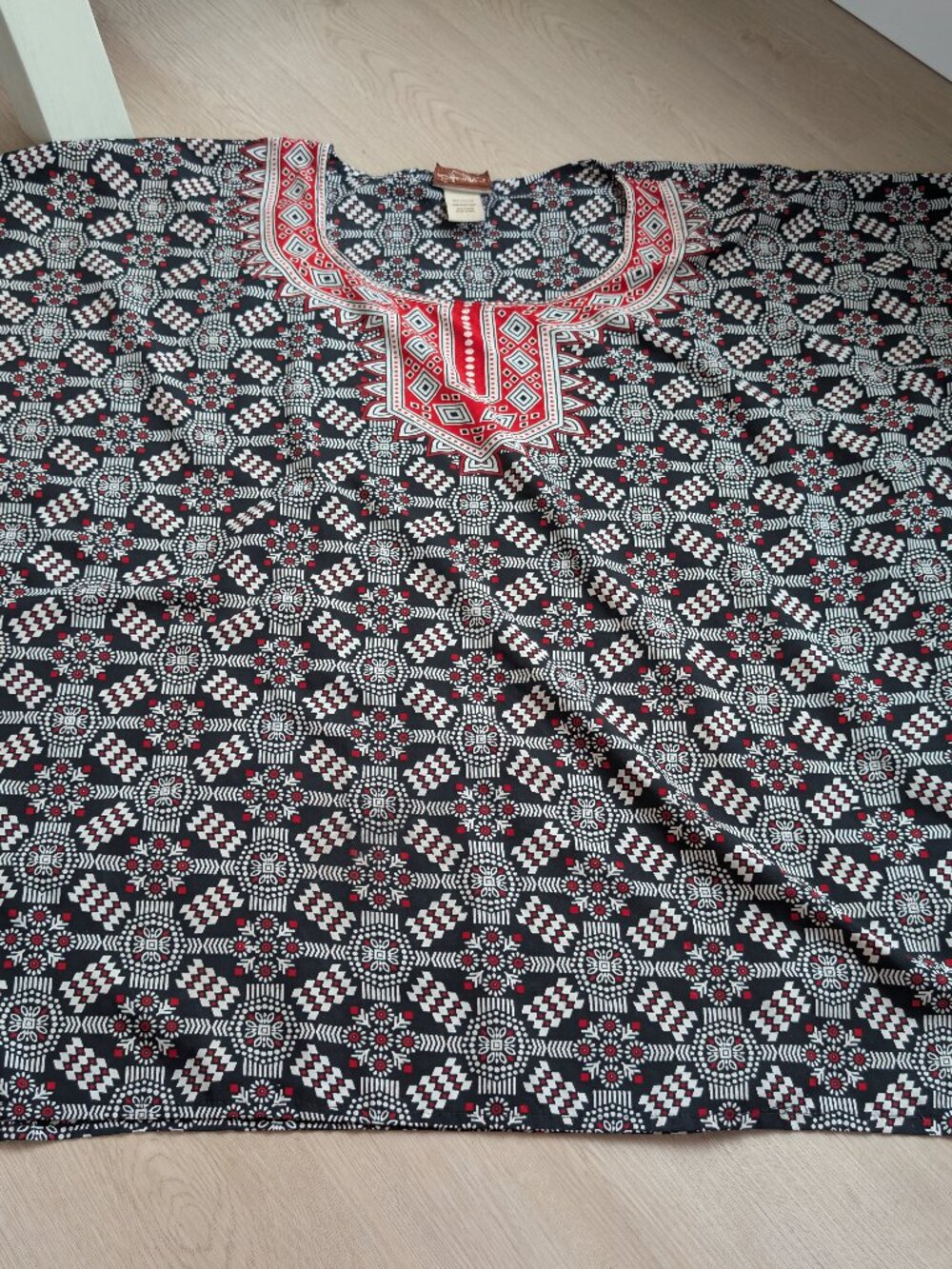 Sahara Ethnic One Size Blouse Top Saree Flowy Boxy Festival Artsy